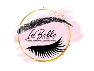 La Belle Studio   Microblading and lash extentions  logo design by jaize