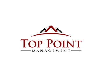 Top Point Management  logo design by alby