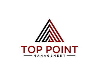 Top Point Management  logo design by oke2angconcept