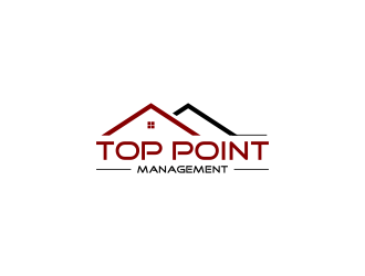 Top Point Management  logo design by haidar