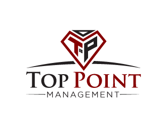 Top Point Management  logo design by mattlyn