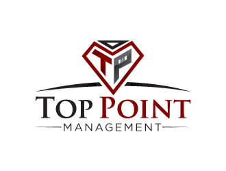 Top Point Management  logo design by mattlyn