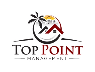 Top Point Management  logo design by mattlyn