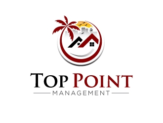 Top Point Management  logo design by mattlyn