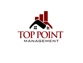 Top Point Management  logo design by YONK