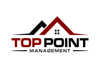 Top Point Management  logo design by creator_studios