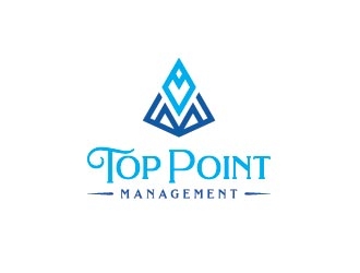 Top Point Management  logo design by GreenLamp