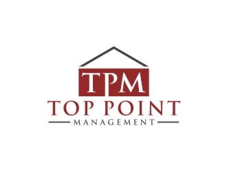 Top Point Management  logo design by bricton