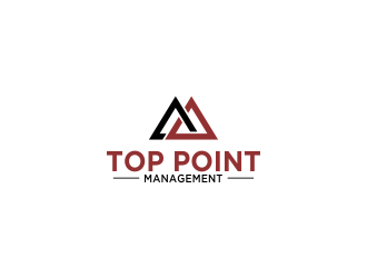 Top Point Management  logo design by oke2angconcept