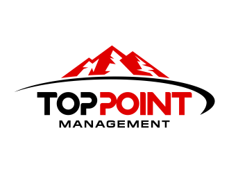 Top Point Management  logo design by Panara