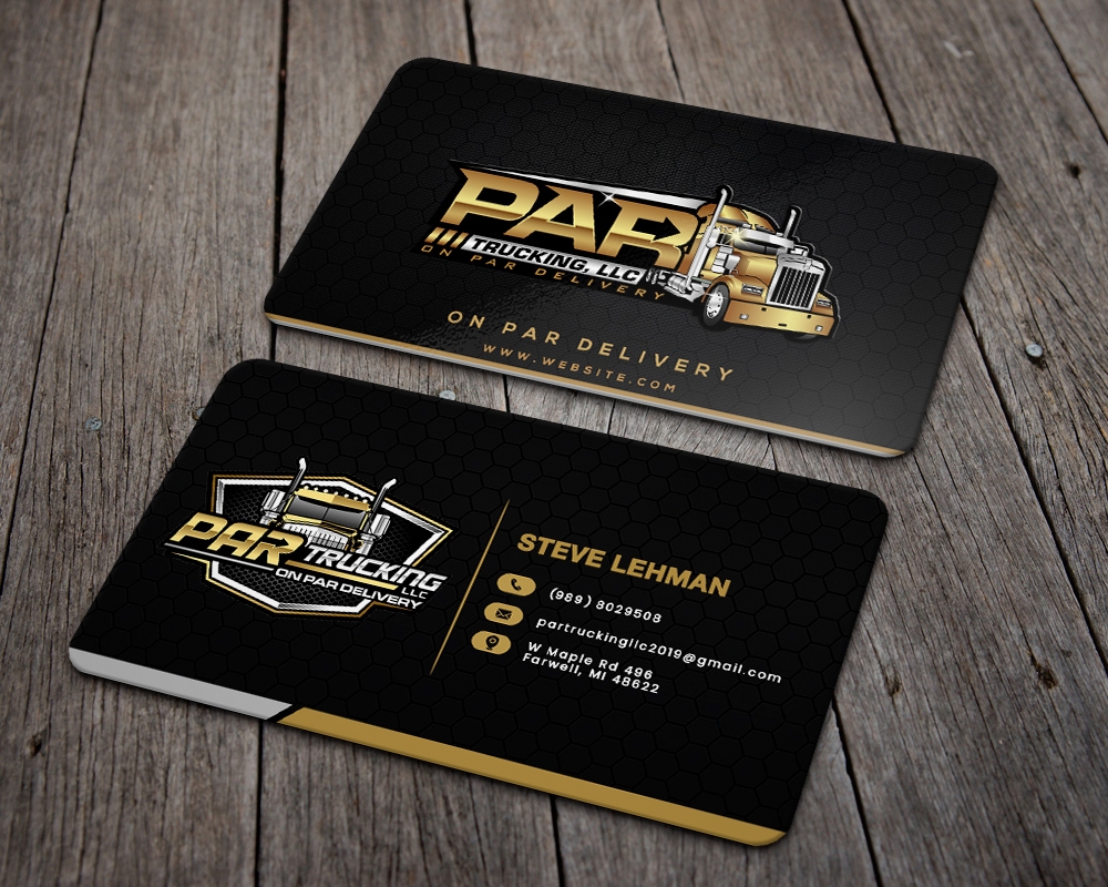 PAR Trucking, LLC logo design by MastersDesigns