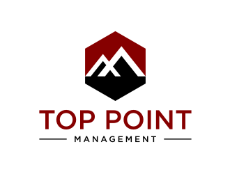 Top Point Management  logo design by protein