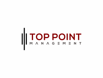 Top Point Management  logo design by N3V4