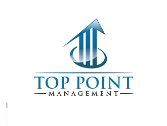 Top Point Management  logo design by nikkl