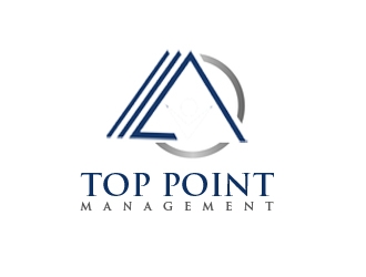 Top Point Management  logo design by nikkl