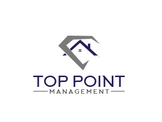 Top Point Management  logo design by nikkl