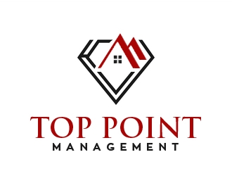 Top Point Management  logo design by nikkl