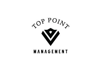 Top Point Management  logo design by GreenLamp