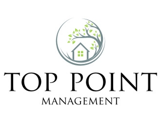 Top Point Management  logo design by jetzu