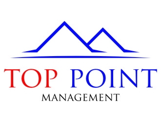 Top Point Management  logo design by jetzu