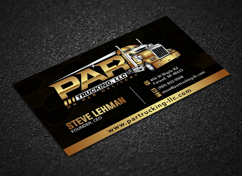 PAR Trucking, LLC logo design by LogOExperT