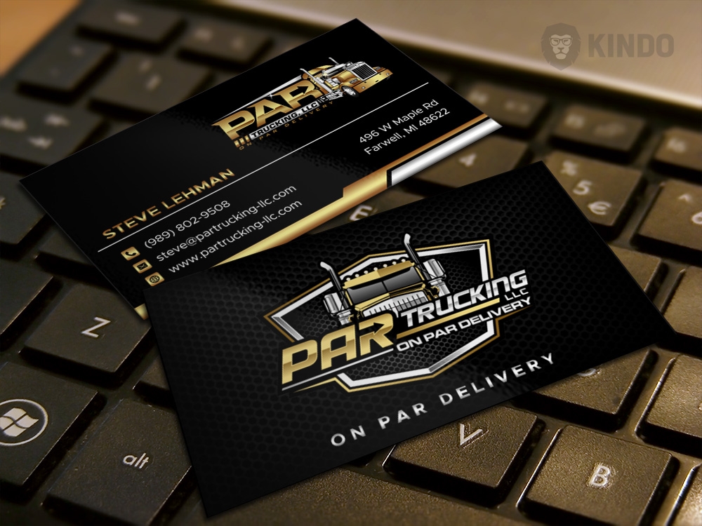 PAR Trucking, LLC logo design by Kindo