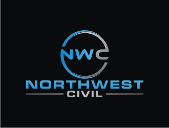 NORTHWEST CIVIL or NWC logo design by logitec