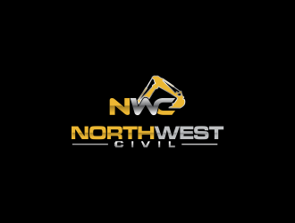 NORTHWEST CIVIL or NWC logo design by oke2angconcept