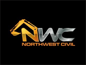 NORTHWEST CIVIL or NWC logo design by agil