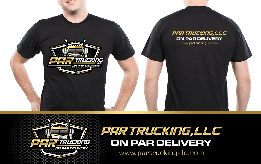 PAR Trucking, LLC logo design by onamel