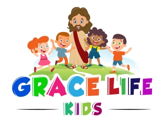 Grace Life Kids logo design by zubi