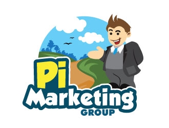 Pi Marketing Group logo design by Suvendu