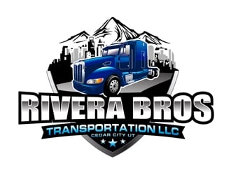 Rivera Bros Transportation LLC logo design by DreamLogoDesign