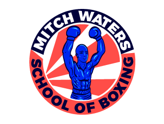 Mitch Waters School Of Boxing logo design by justin_ezra