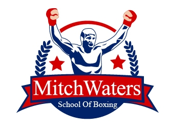 Mitch Waters School Of Boxing logo design by art-design