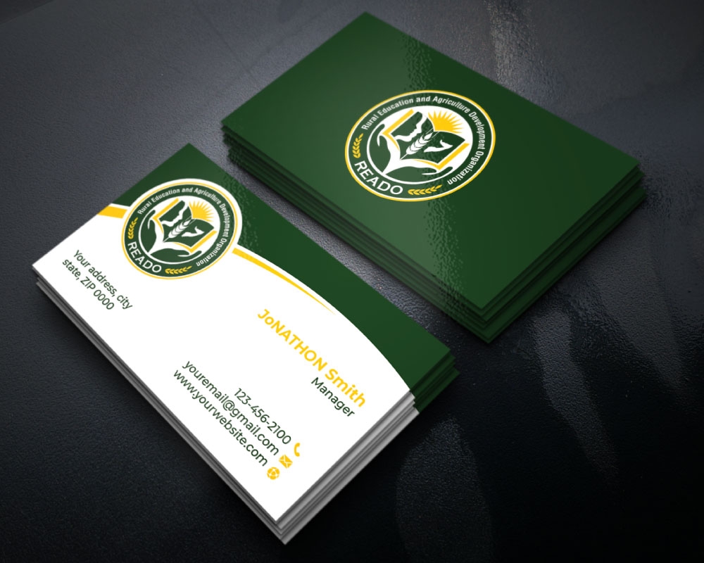 Rural Education and Agriculture Development Organization (READO) logo design by Boomstudioz