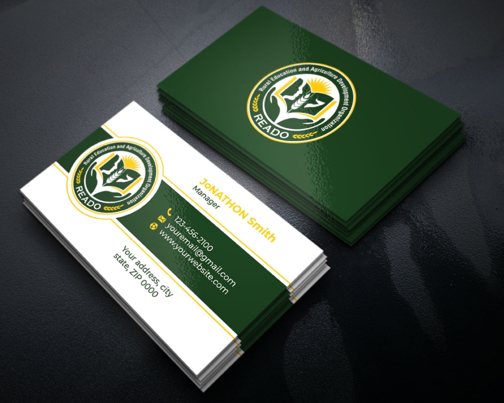 Rural Education and Agriculture Development Organization (READO) logo design by Boomstudioz