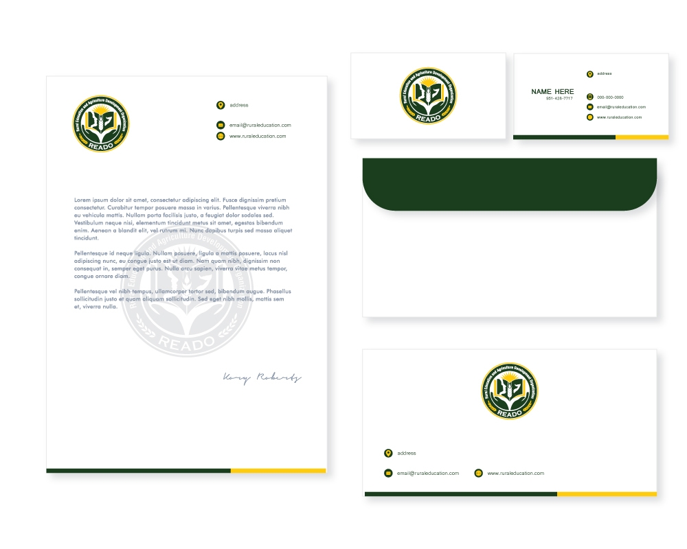 Rural Education and Agriculture Development Organization (READO) logo design by zakdesign700