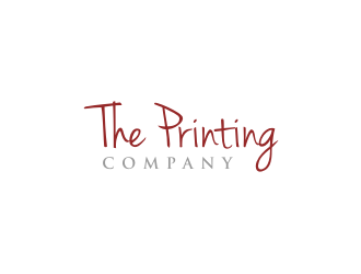 The Printing Company logo design by bricton