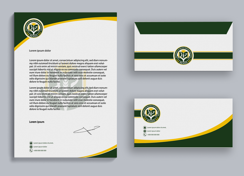 Rural Education and Agriculture Development Organization (READO) logo design by Soufiane