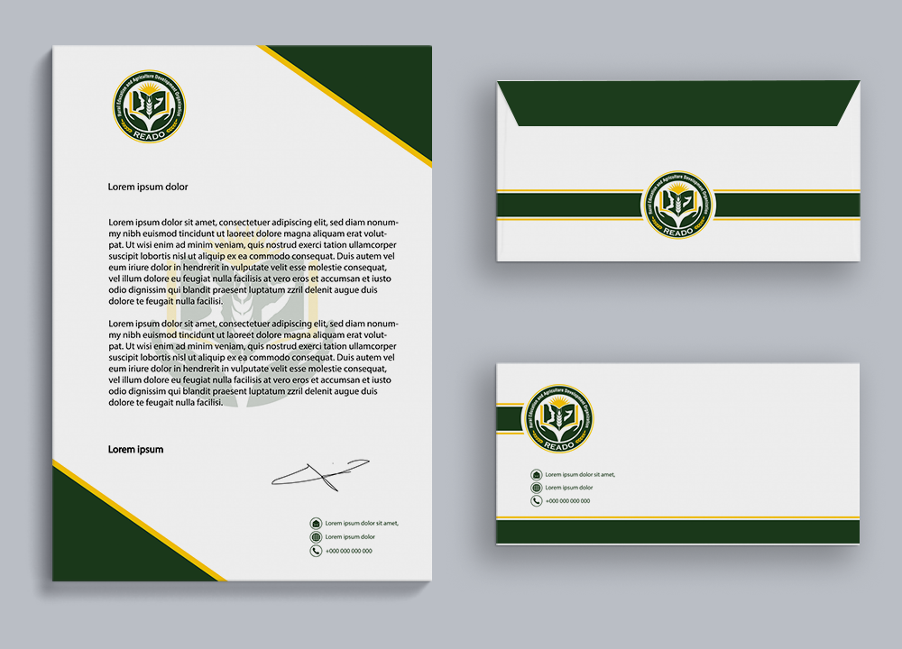 Rural Education and Agriculture Development Organization (READO) logo design by Soufiane