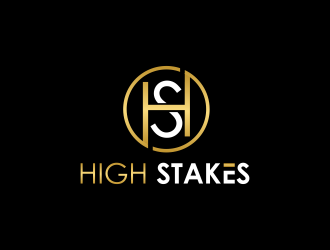 High Stakes  logo design by giphone