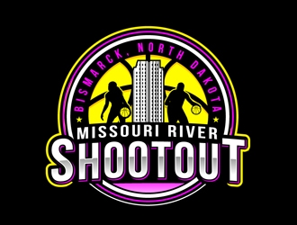 Missouri River Shootout logo design by DreamLogoDesign