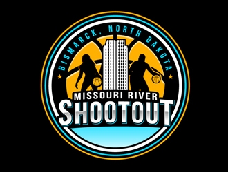 Missouri River Shootout logo design by DreamLogoDesign