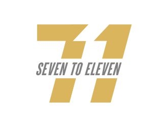 Seven to Eleven logo design by b3no