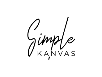 Simple Kanvas logo design by johana