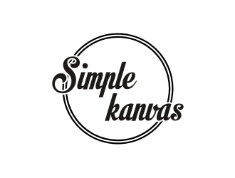 Simple Kanvas logo design by Barkah