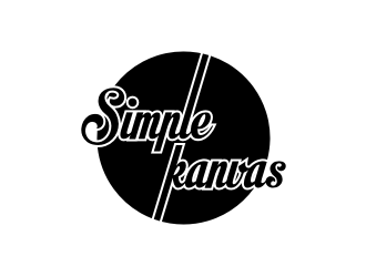 Simple Kanvas logo design by Barkah