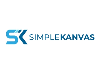 Simple Kanvas logo design by MonkDesign