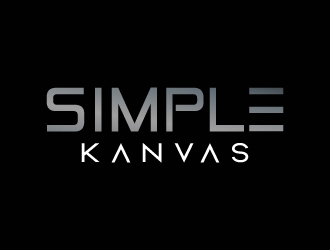 Simple Kanvas logo design by MonkDesign